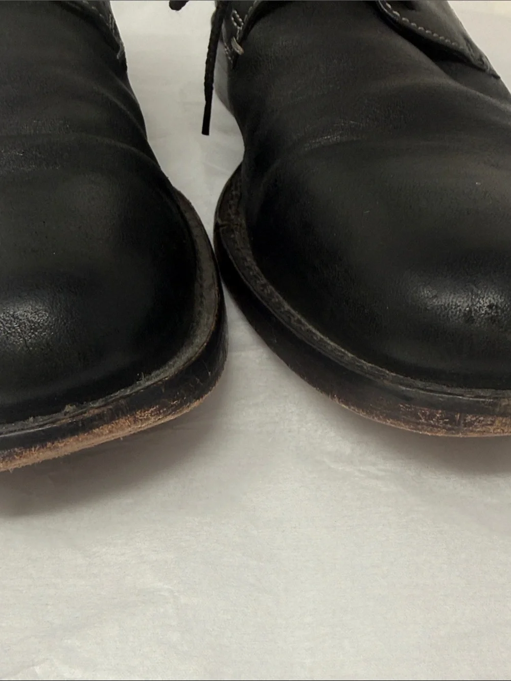 Cole Haan Black Leather Derby Dress Shoes Size 12 office business casual preppy